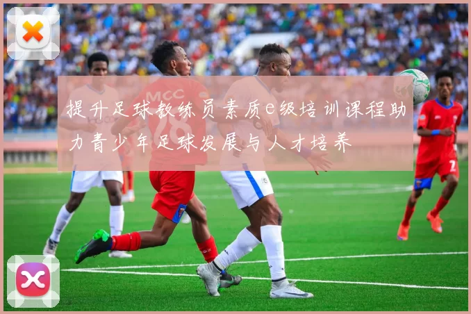 提升足球教练员素质e级培训课程助力青少年足球发展与人才培养
